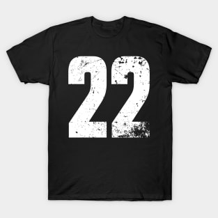 White 22 Number Caitlin Clark Iowa BP-17 T-Shirt